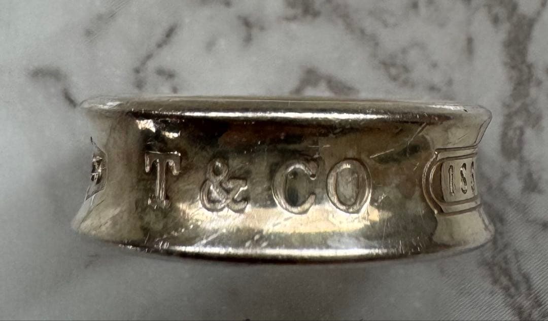 Tiffany＆Co. ナローリング 1837 シルバー925