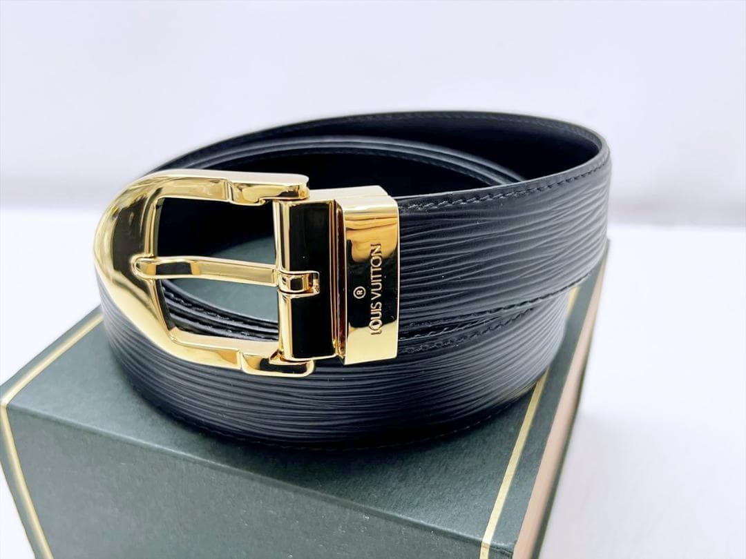 未使用保管 ルイヴィトン エピ サンチュールクラシック ベルト 110