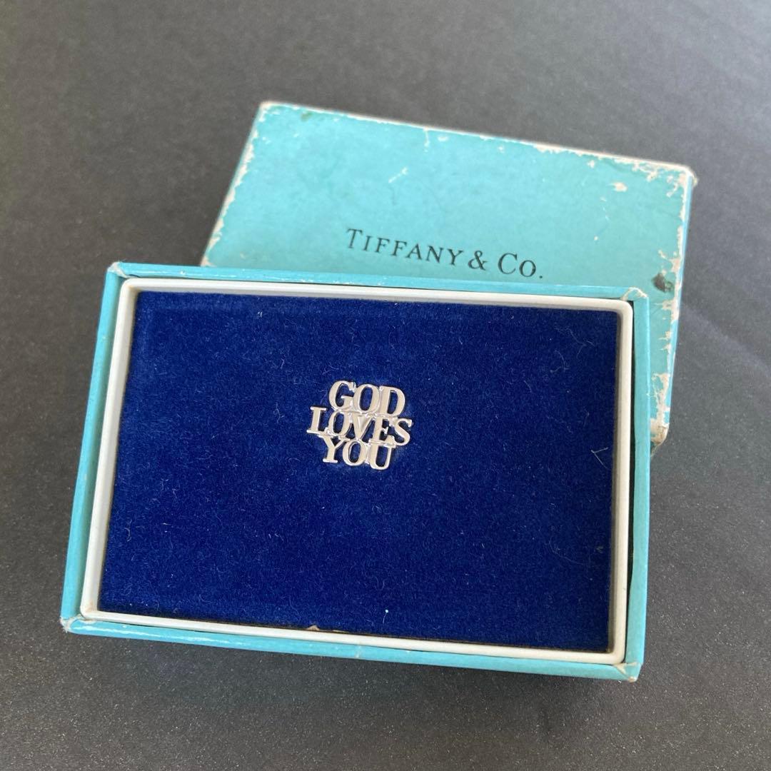 ★ラスト1点★ ティファニー GOD LOVES YOU ピンバッチ
