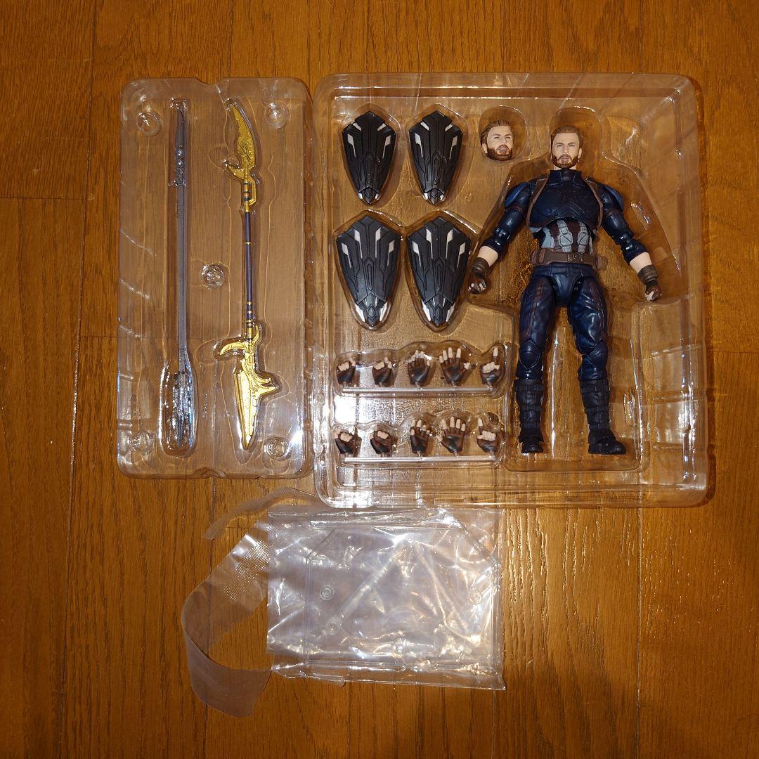 MAFEX　キャプテンアメリカ　インフィニティウォー　閃回Studioヘッド