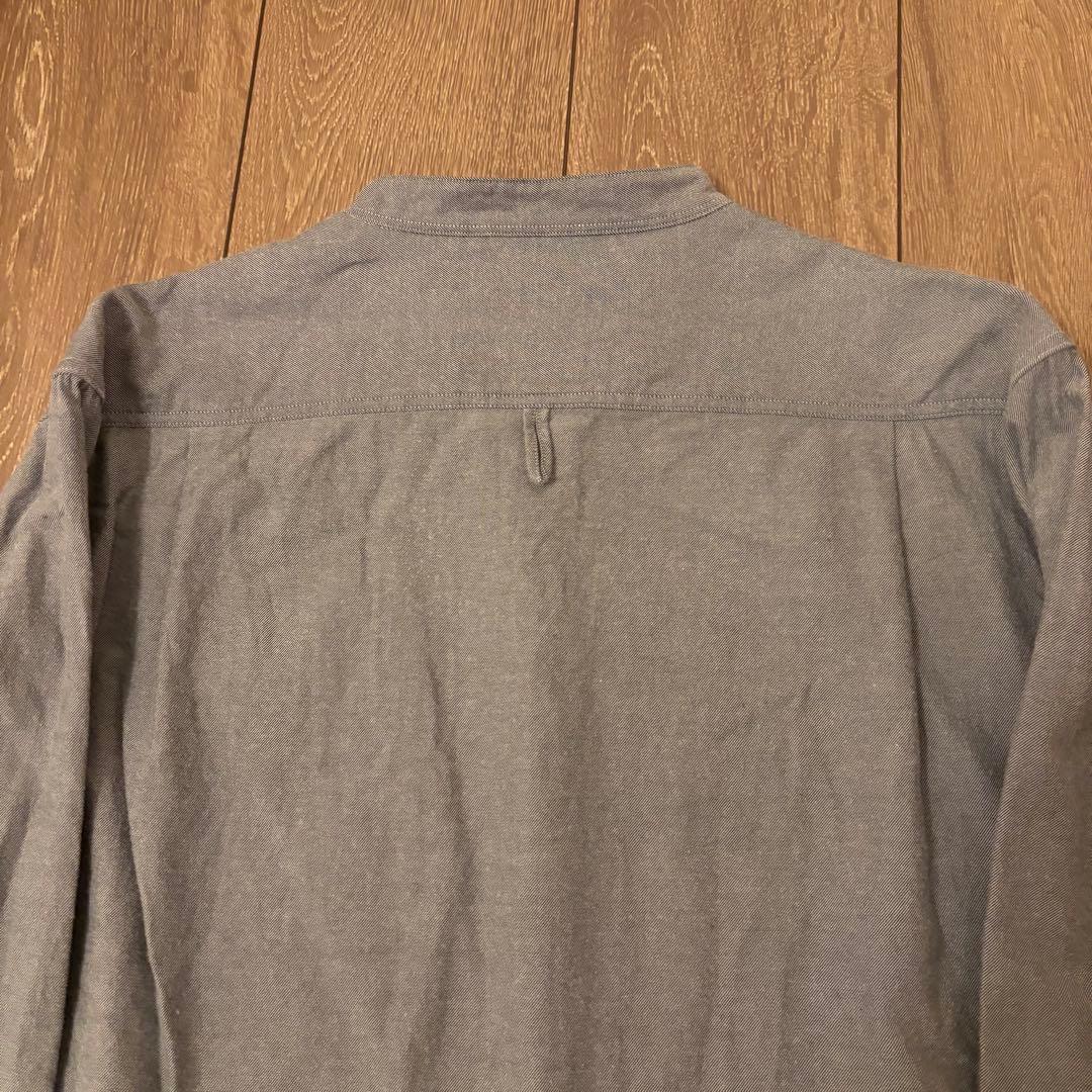 美品　DANTON ダントン　バンドカラーシャツ　長袖シャツ　日本製　定番