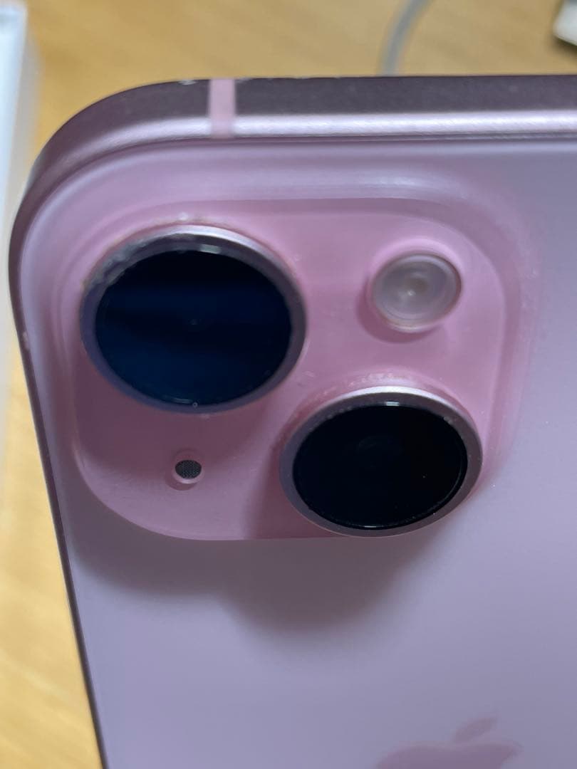 iphone 15 128 gb ピンク　完動品　AppleCare付き