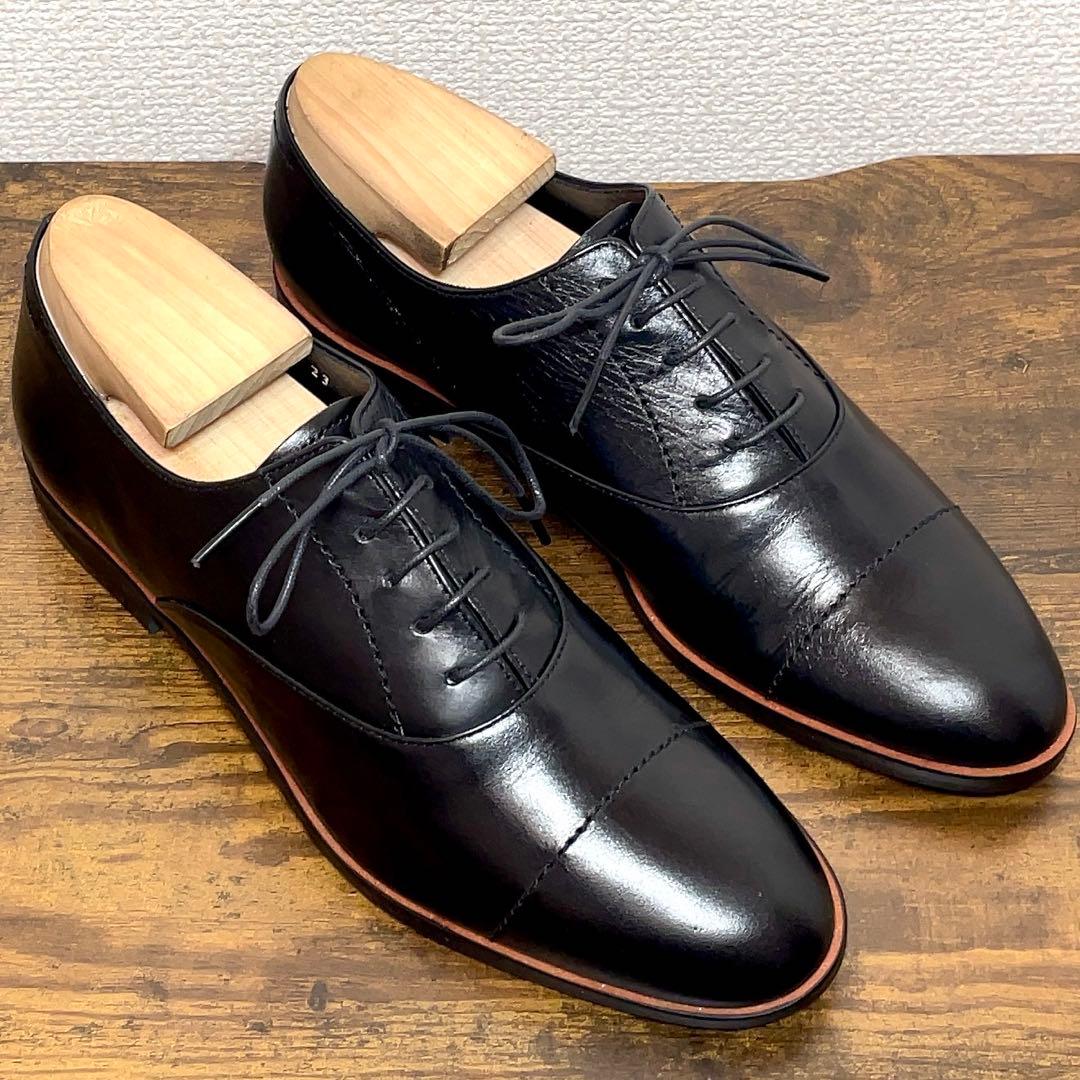 MARGARET HOWELL idea ストレートチップ ブラック 23 革靴