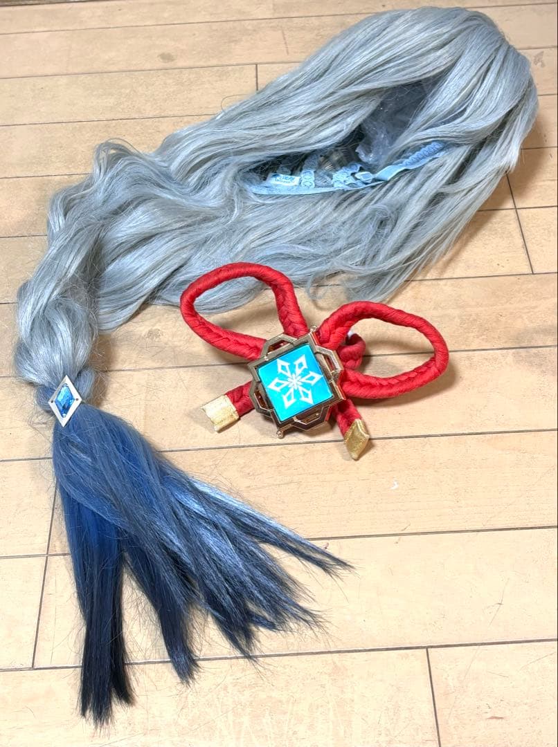 r*i様 【即コス可能】【三分妄想】原神 申鶴 コスプレ衣装 靴 ウィッグ 武器