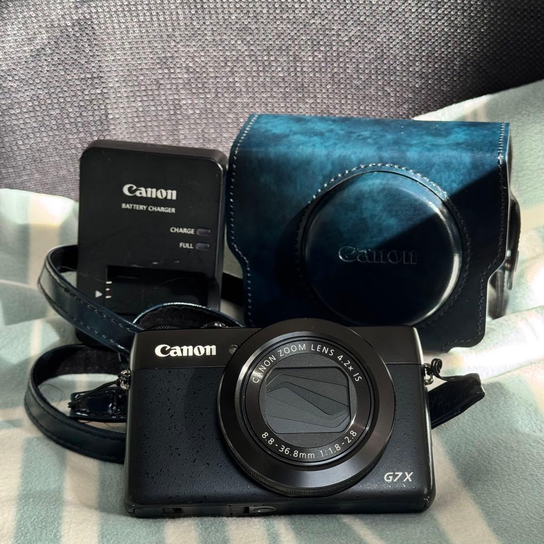Canon PowerShot G7 X 本体＋高級レザーケース付き 美品