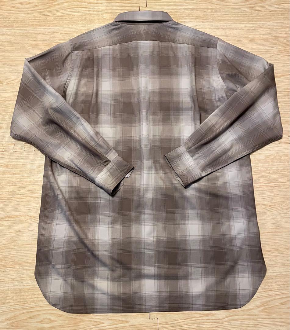 【週末値下】CTHY 尾州ウールシャツ Super140 CHECK 1 未使用