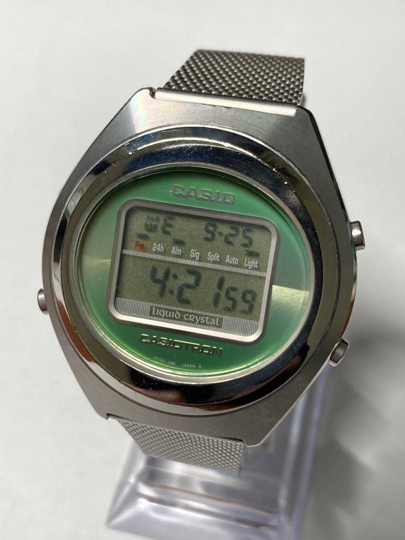 【稼働品】CASIO CASIOTRON TRN-03 グリーン