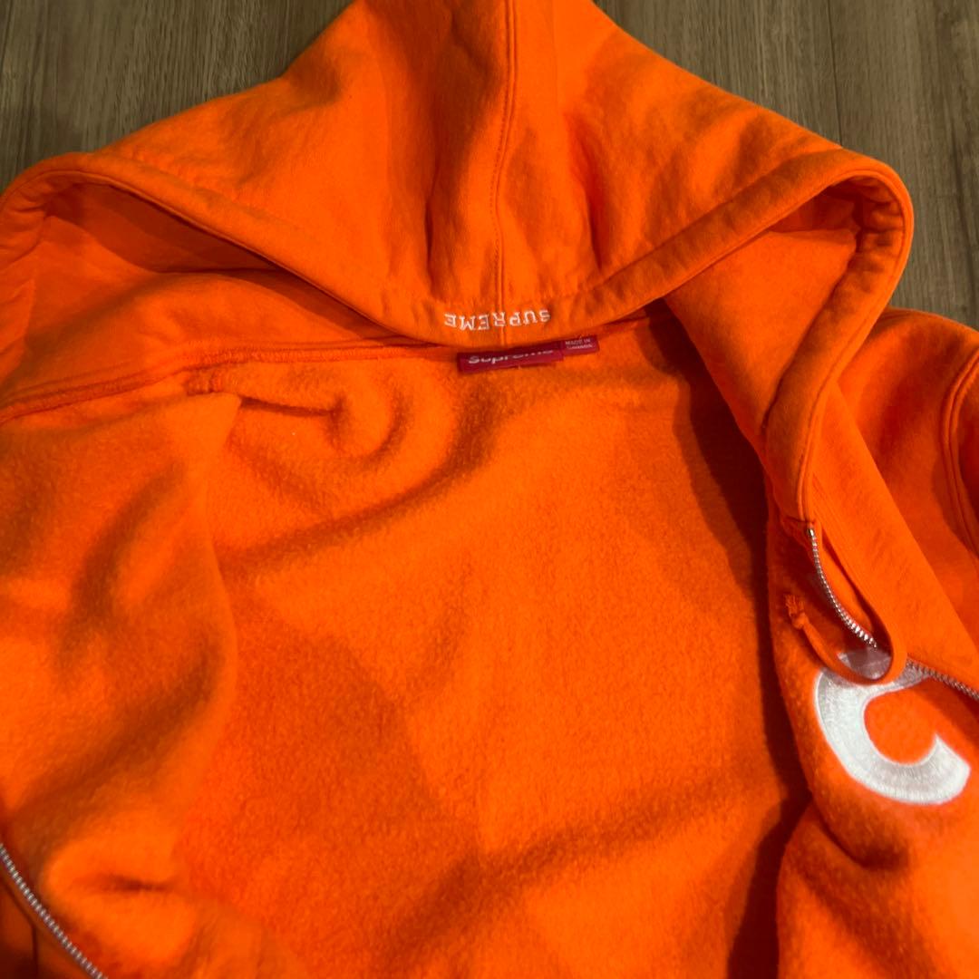 トップス Supreme S Logo Zip Up \"Bright Orange\"