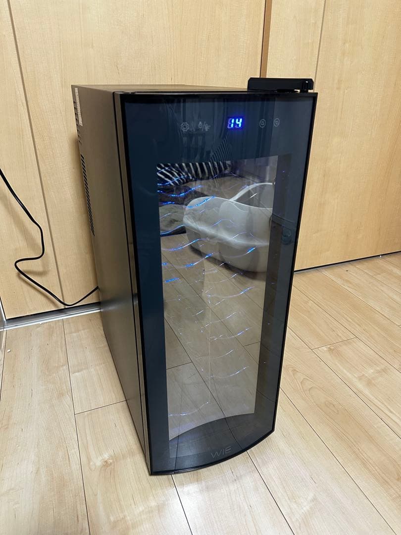 省エネ 静音式 12本収納 ワインセラー ワインクーラー WIE