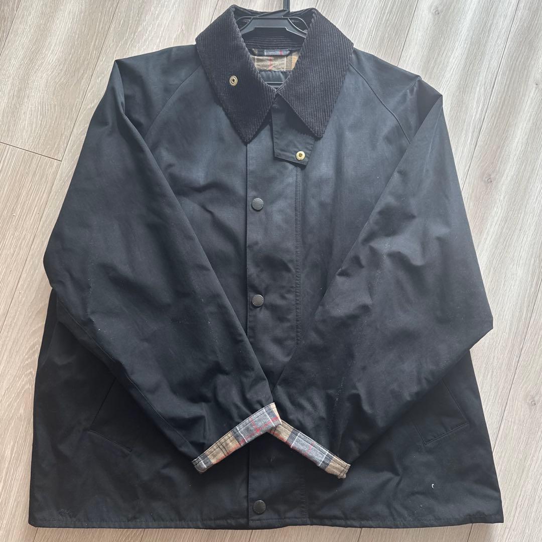 中古Barbour 別注 TRANSPORT トランスポートブラック サイズ40