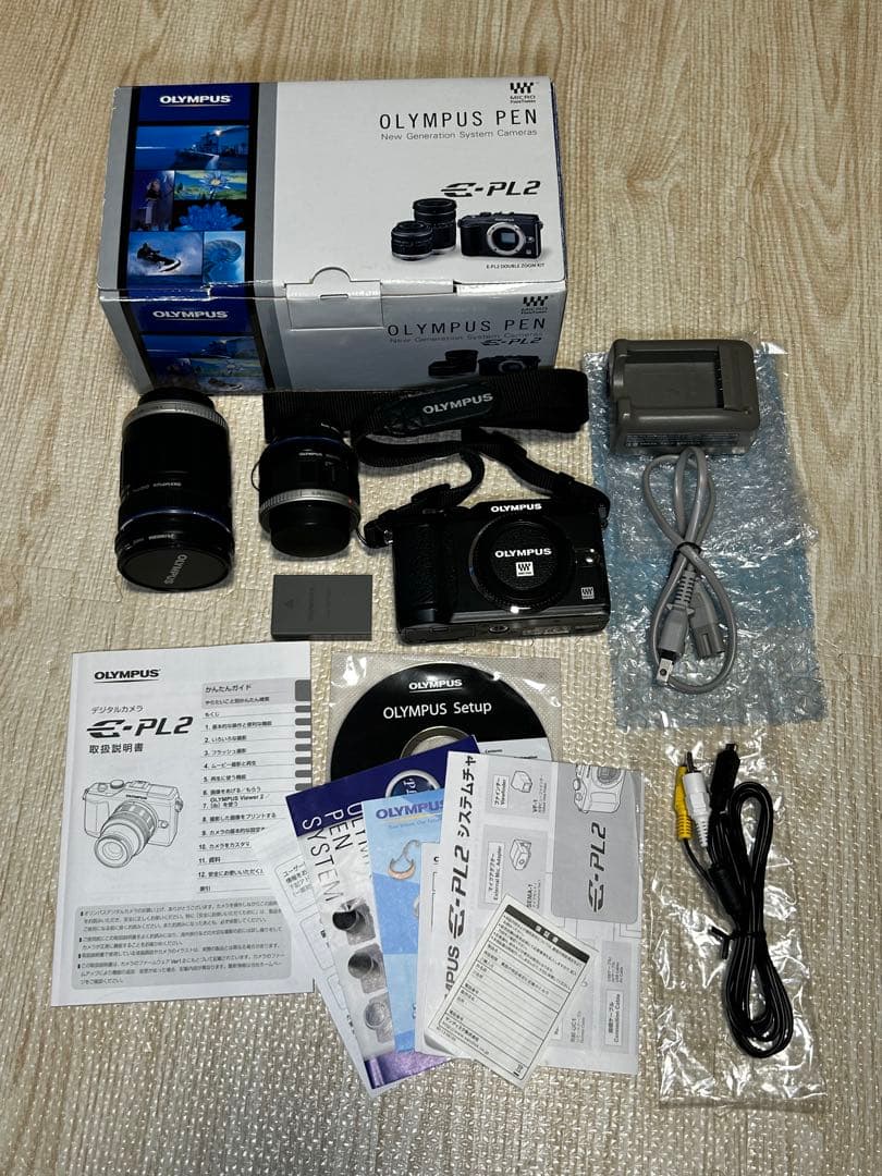 OLYMPUS PEN E-PL2 ダブルレンズキット シャッター数7,353回