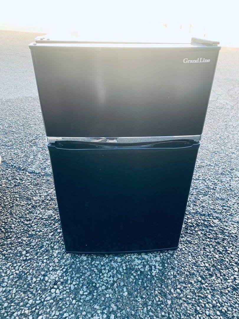 送料設置無料　A-Stage ノンフロン冷凍冷蔵ARM-90L02BK