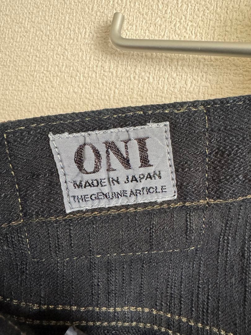 ONI DENIM Bumpy “Kuro” Black size 33