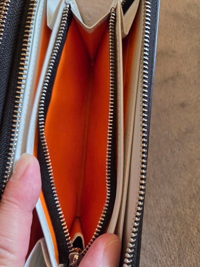 CASTELBAJACダブルzipラウンドファスナーウォレット