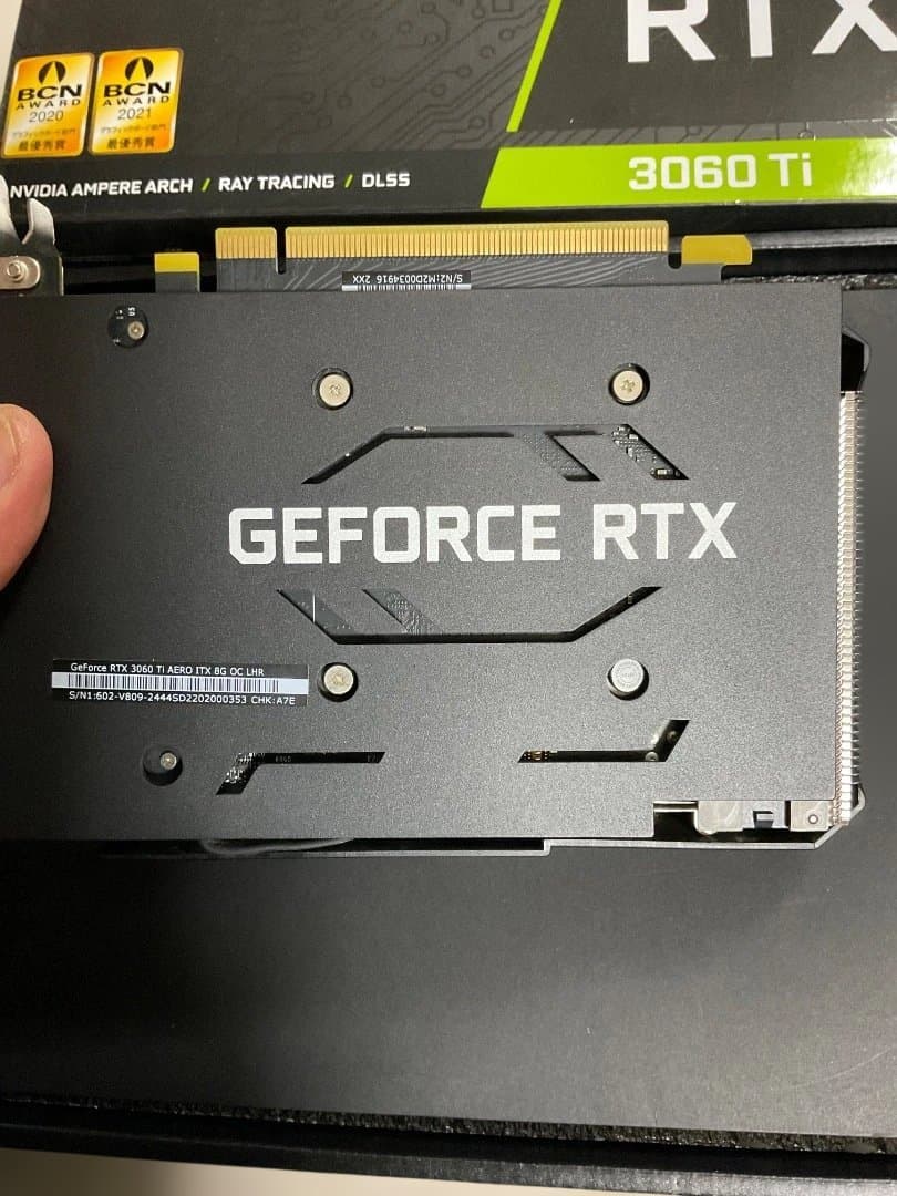 グラフィックボード・グラボ・ビデオカード MSI AERO ITX 3060ti