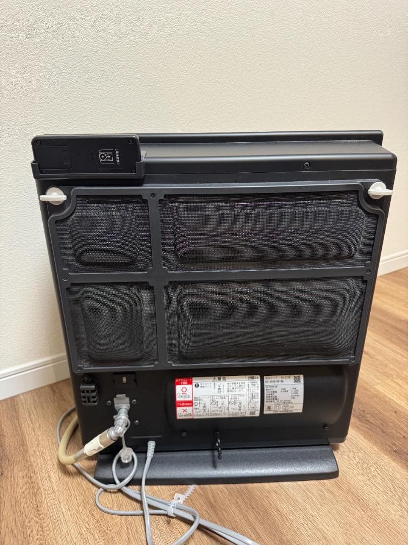 リンナイ ガスファンヒーター リモコン付き 黒