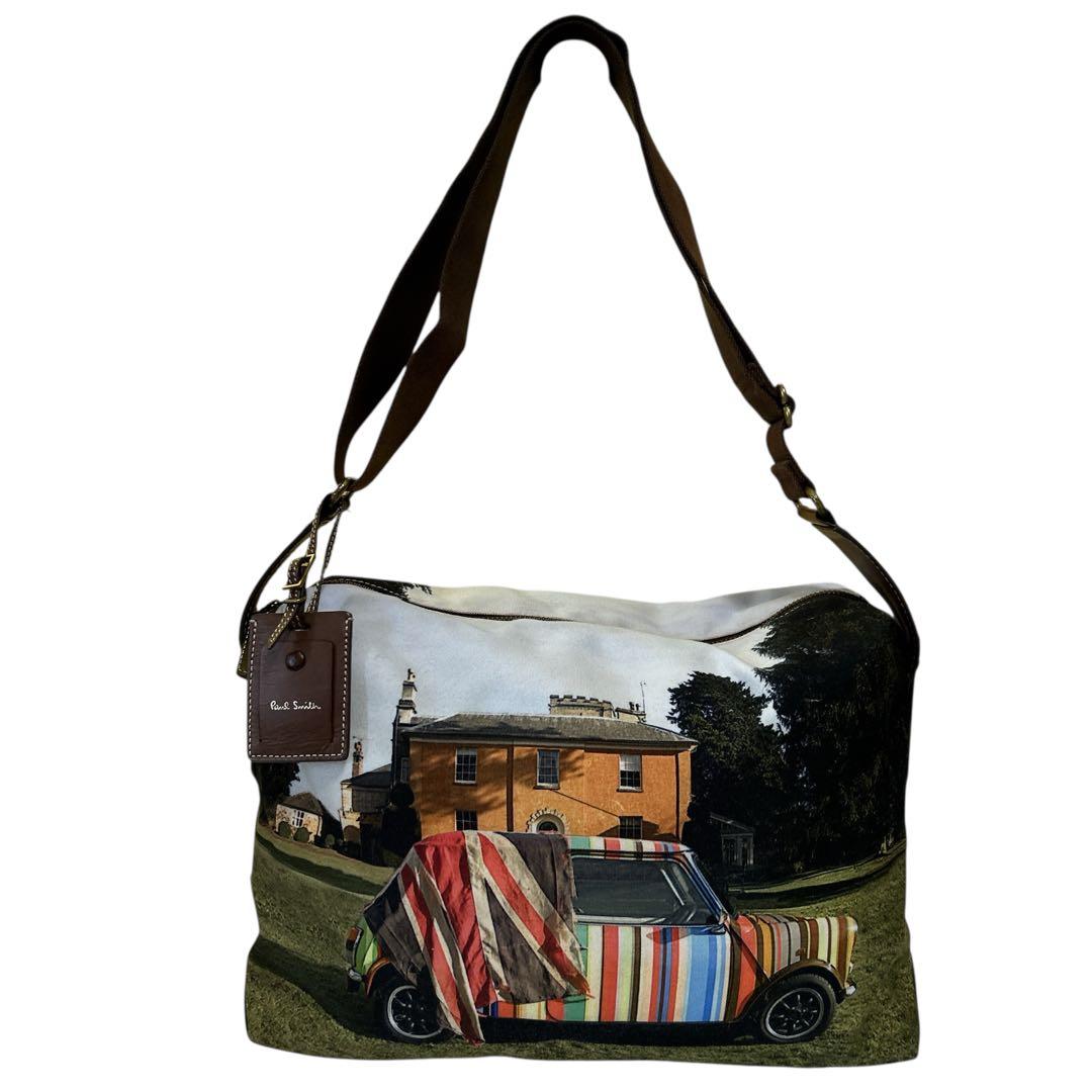 Paul Smith ショルダー バッグ ミニクーパープリント マルチストライプ