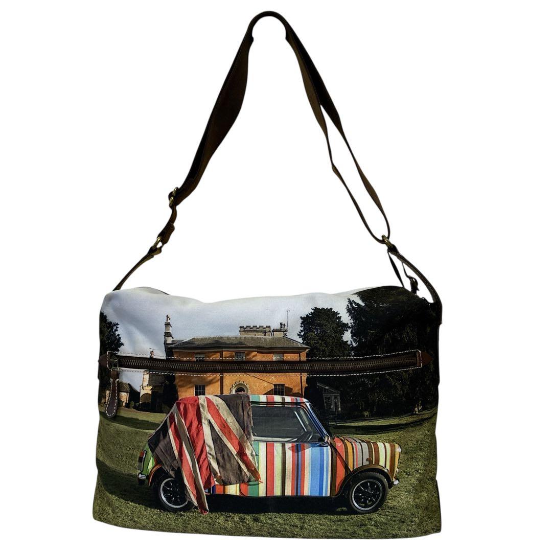 Paul Smith ショルダー バッグ ミニクーパープリント マルチストライプ