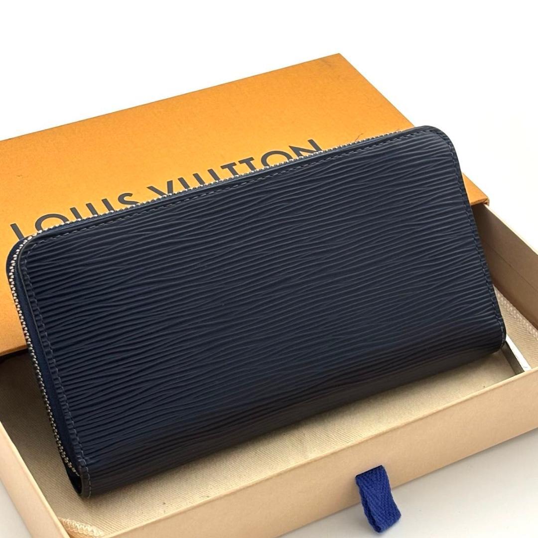 【最高級美品】ルイヴィトン エピ アンディゴブルー 長財布 ジッピーウォレット