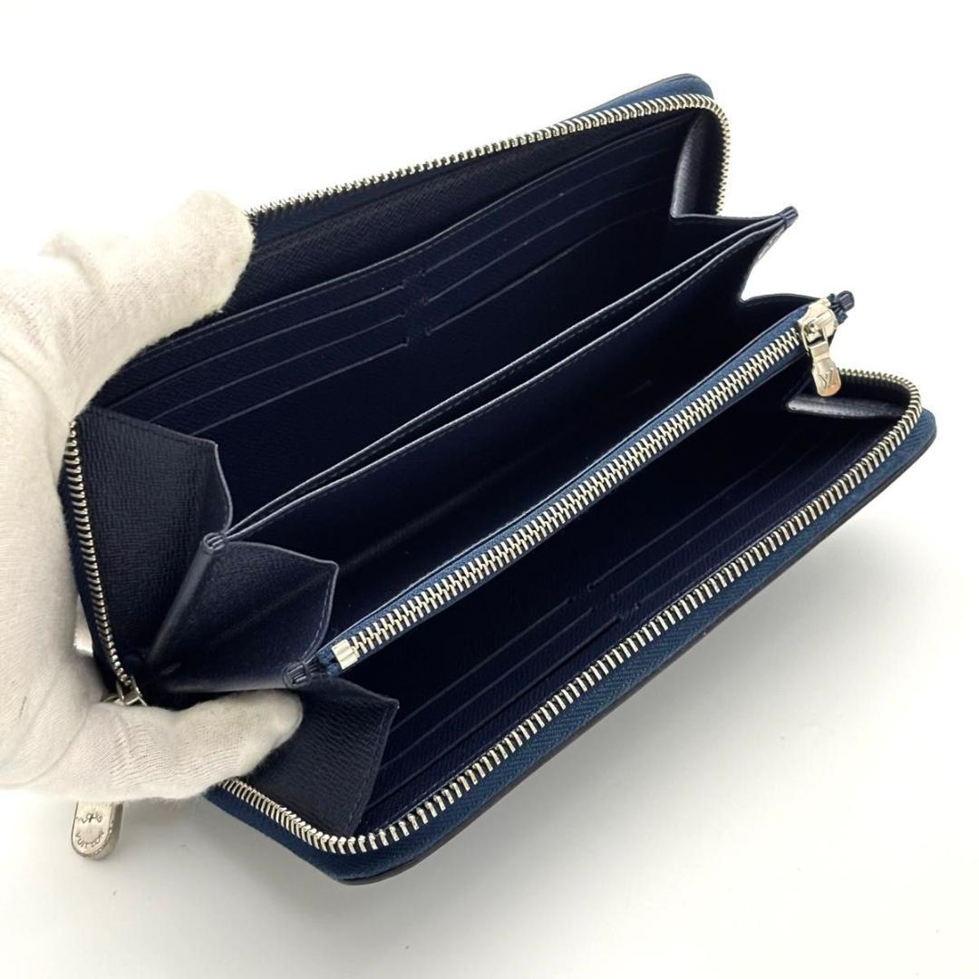 【最高級美品】ルイヴィトン エピ アンディゴブルー 長財布 ジッピーウォレット