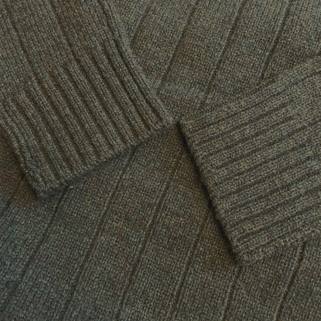 【2】WTAPS ニット セーター カーキ グリーン デッキ クルー