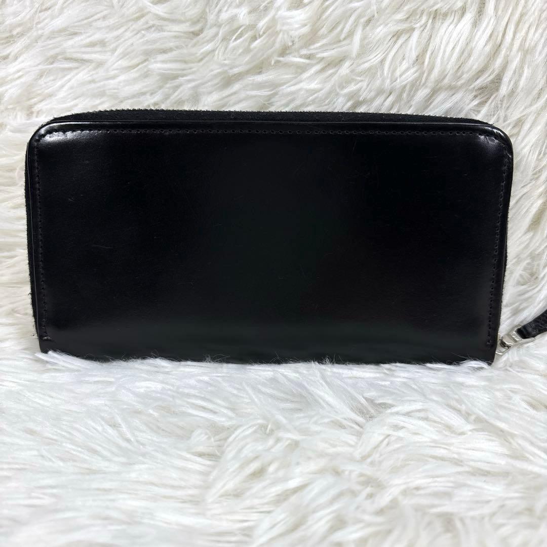美品 ✨ Whitehouse Cox ラウンドファスナー　ブラック　長財布