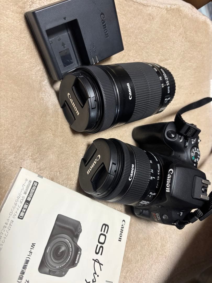 Canon kiss X9 WiFi機能カメラ