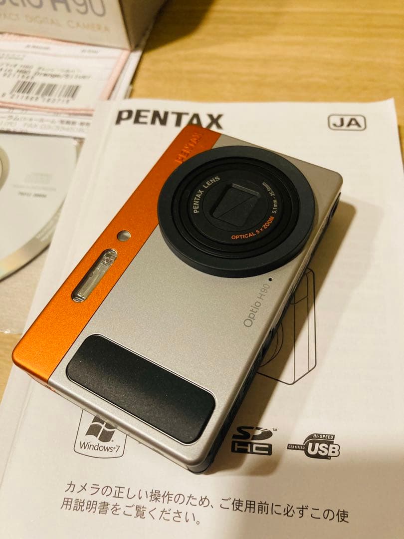 貴重★PENTAX Optio H90 デジタルカメラ デジカメ　ほぼ未使用‼️