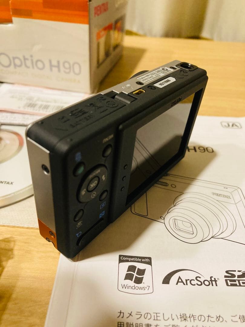 貴重★PENTAX Optio H90 デジタルカメラ デジカメ　ほぼ未使用‼️