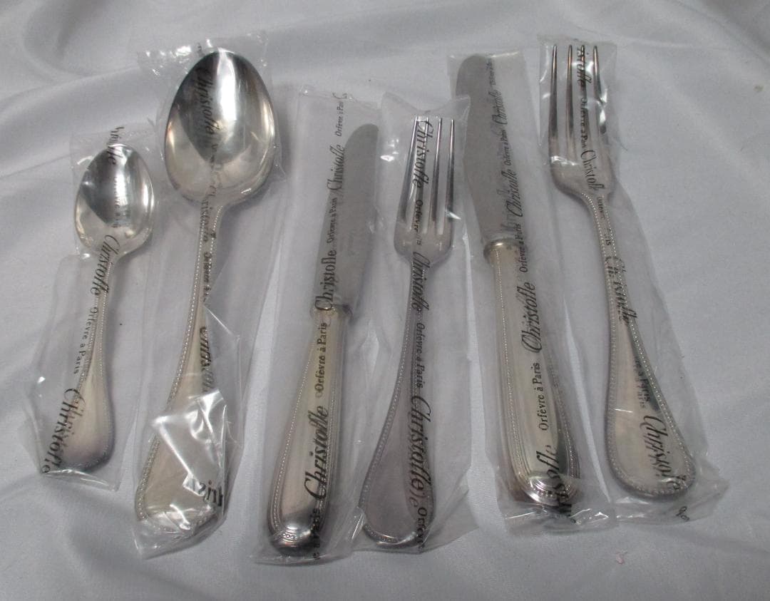 【新品未使用】Christofle クリストフル　カトラリーセット　12点セット
