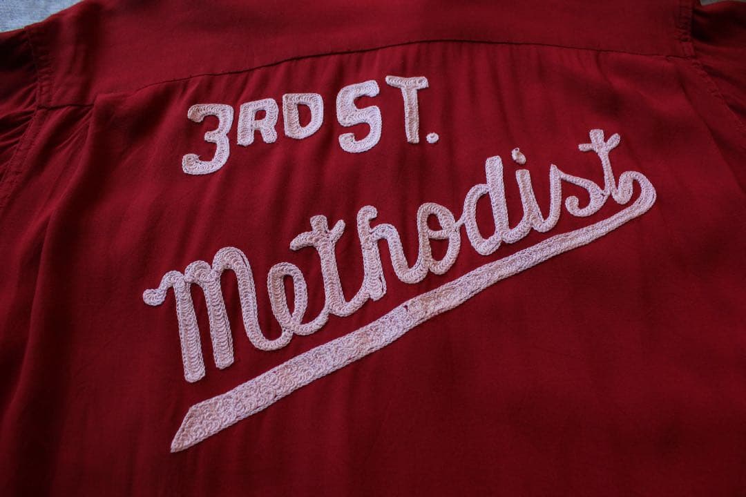 トップス 40~50s Natnast rayon bowling shirt