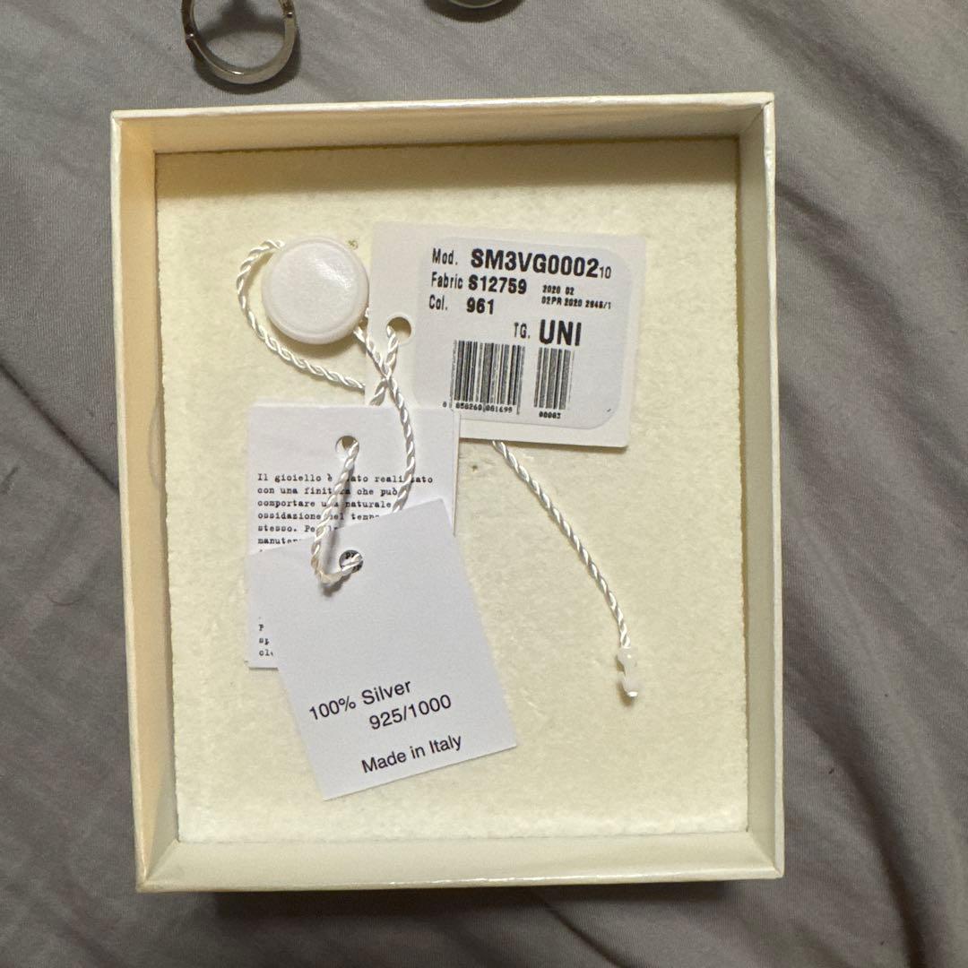 マルタンマルジェラ1 SM3VG0002 ナンバリングサークルシルバーピアス