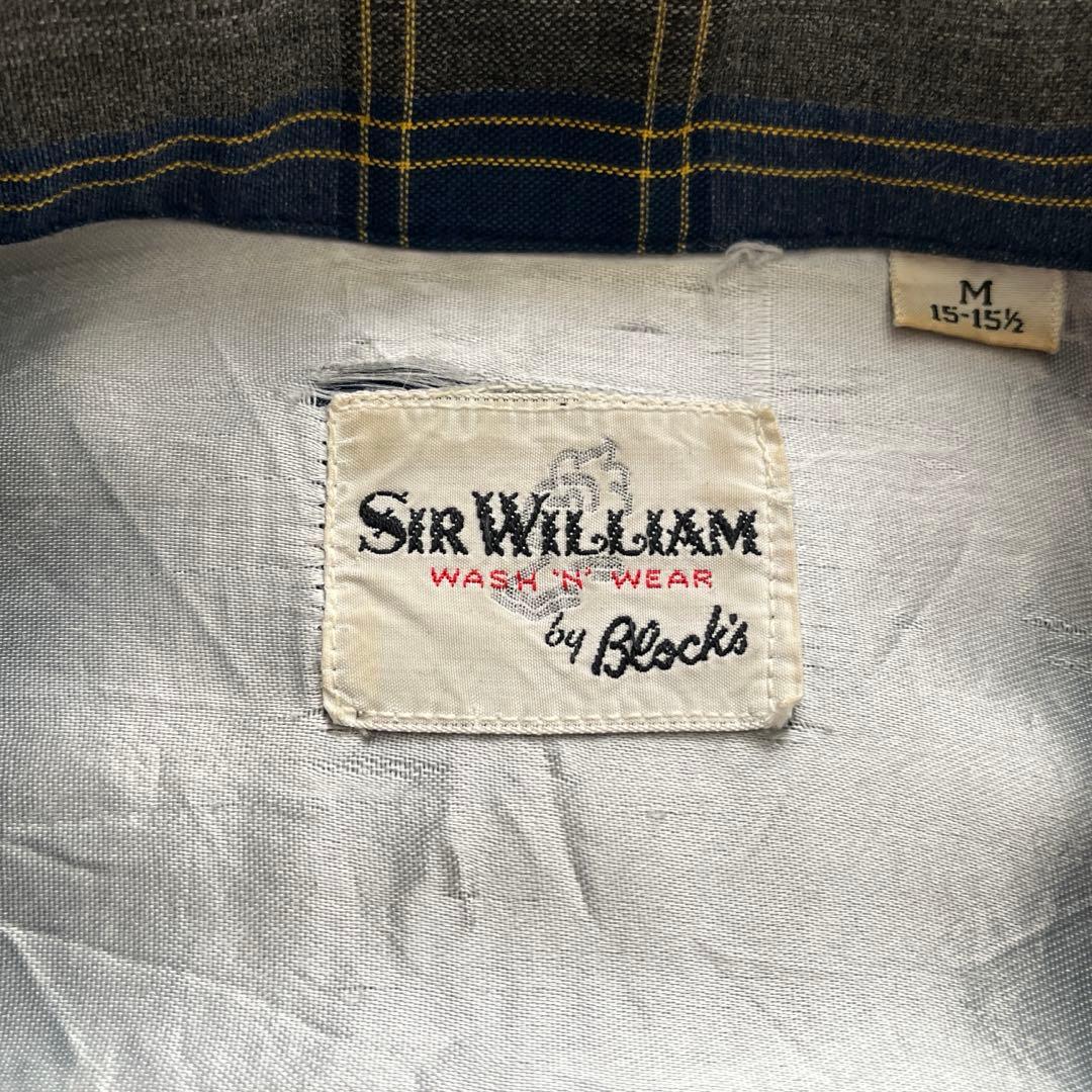 60s レーヨン シャツ オープンカラー ヴィンテージ　検 50s 40s