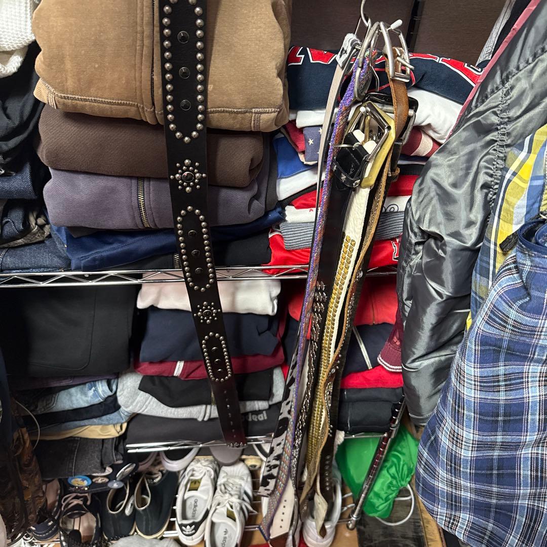 HTC似　本革スタッズベルト