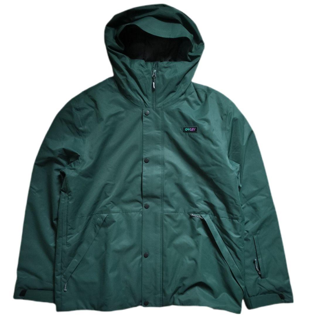 OAKLEY フード付きジャケット ダークグリーン スノボウェア XL