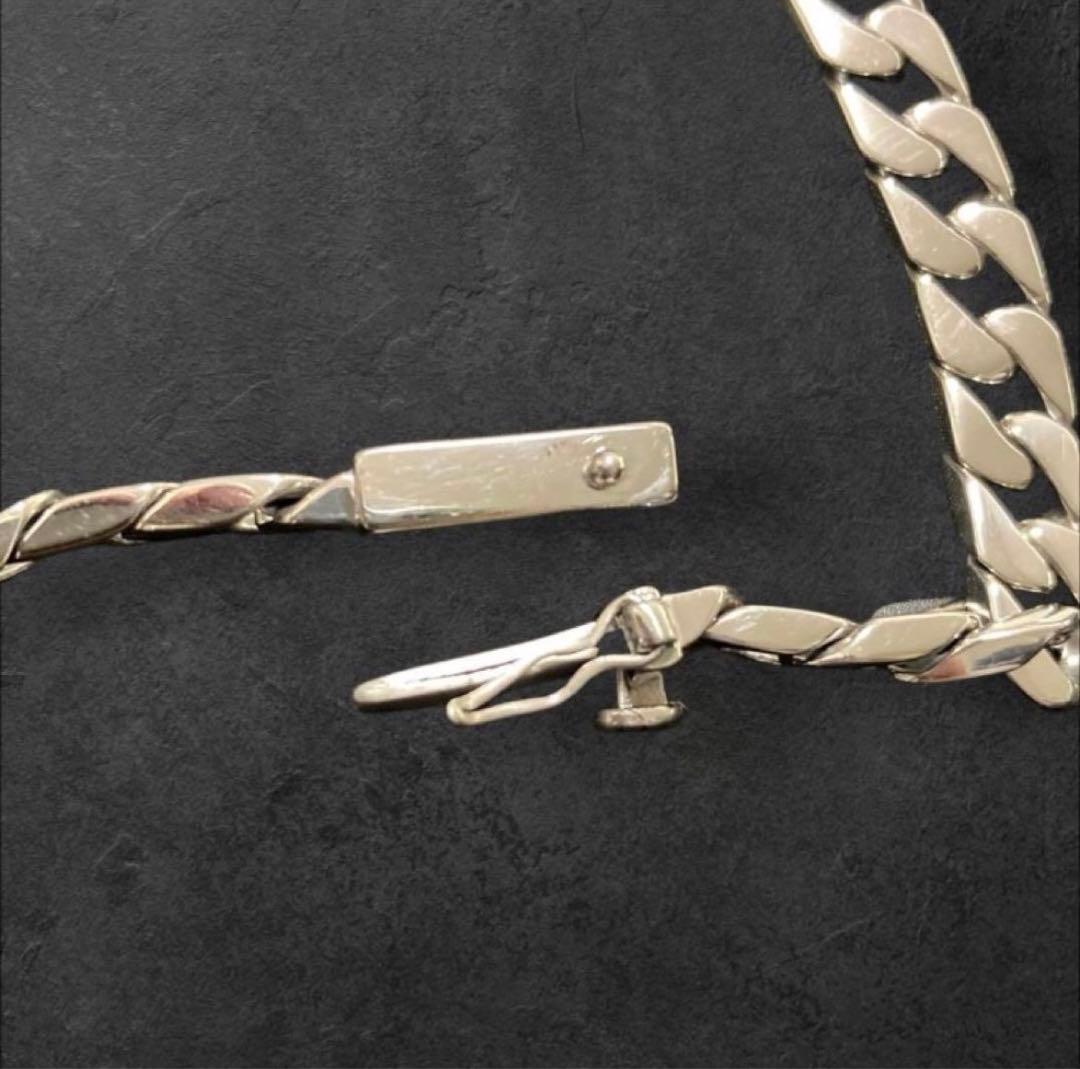 喜平 ネックレス 幅7mm 長さ50cm S925刻印 鑑定書付 シルバー925