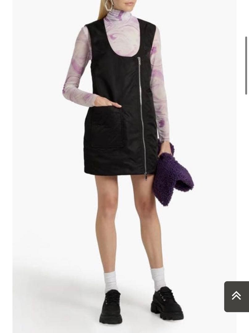 GANNI ブラック ワンピース 34