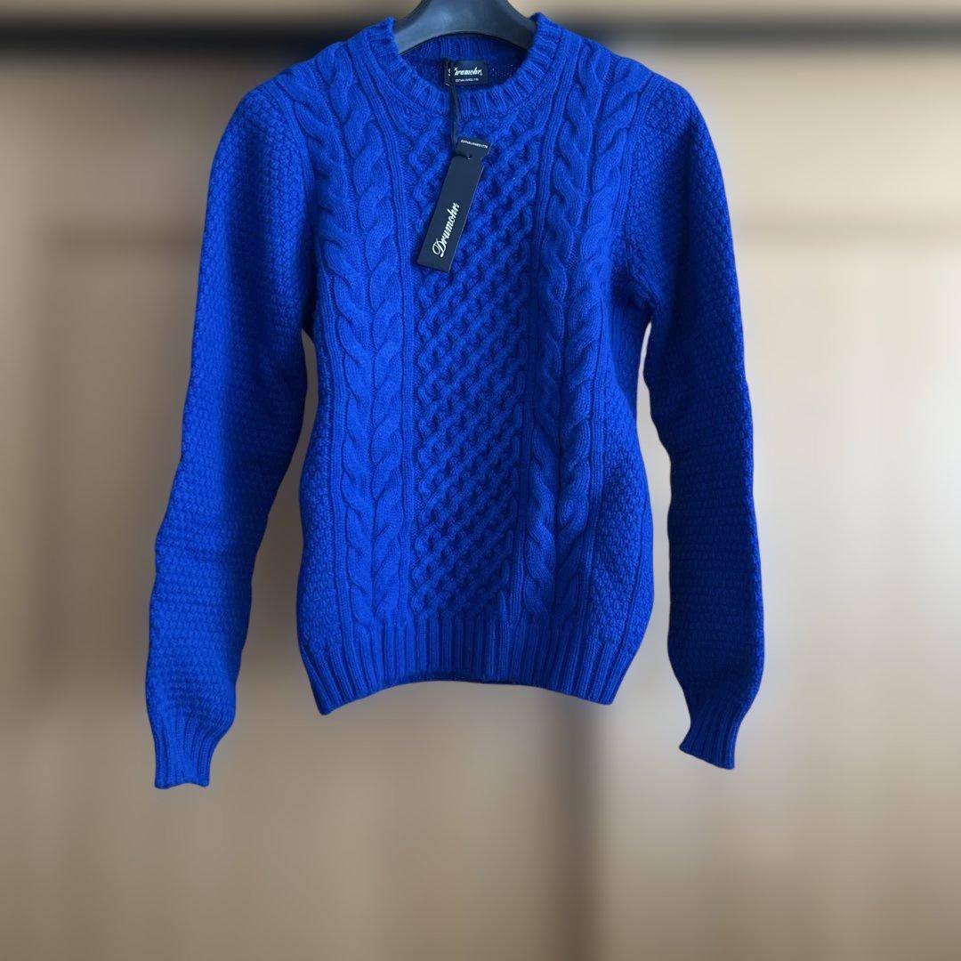 新品Drumohr ドルモア ケーブル編み ニットセーター 44