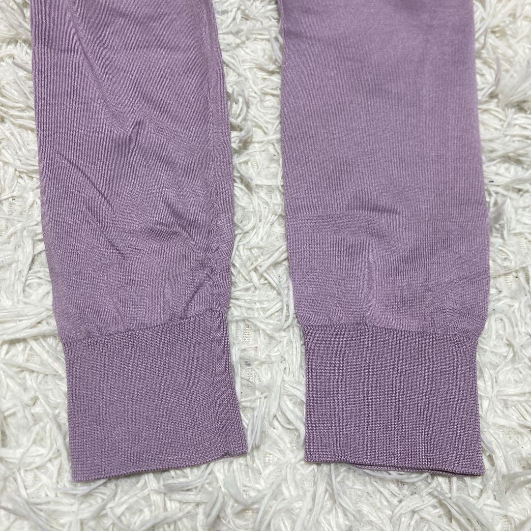 美品✨ドルチェ&ガッバーナ　シルク100 ボウタイニット　Lサイズ　DG金具