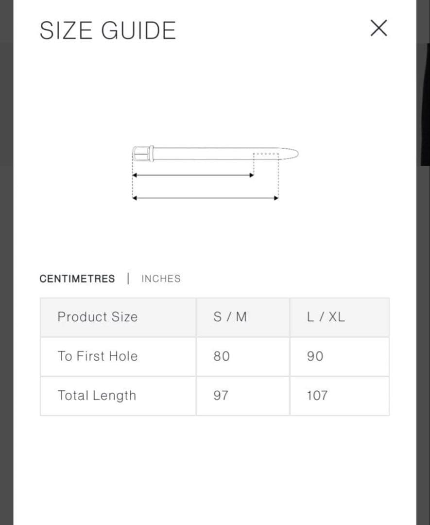 小物 mutimer COWHIDE BELT L/XL