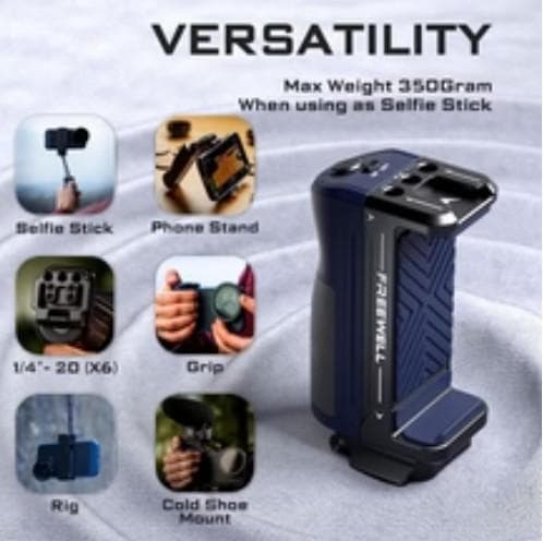 ほぼ新品 Freewell スマホ グリップ ＆NEEWER ハンドルグリップ