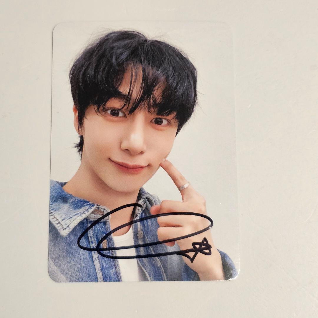 MONSTA X ヒョンウォン THE X 上海対面 当選者トレカ サイン入り