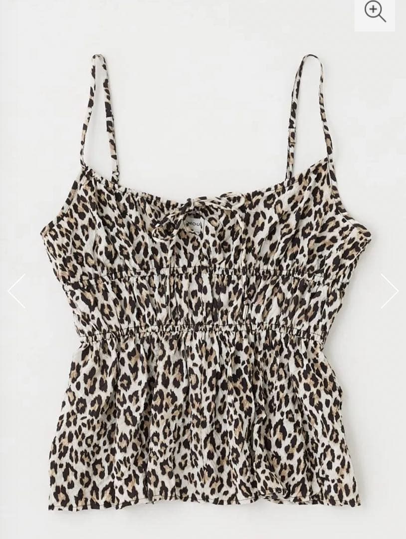 MOUSSY CRINKLED サテンキャミ