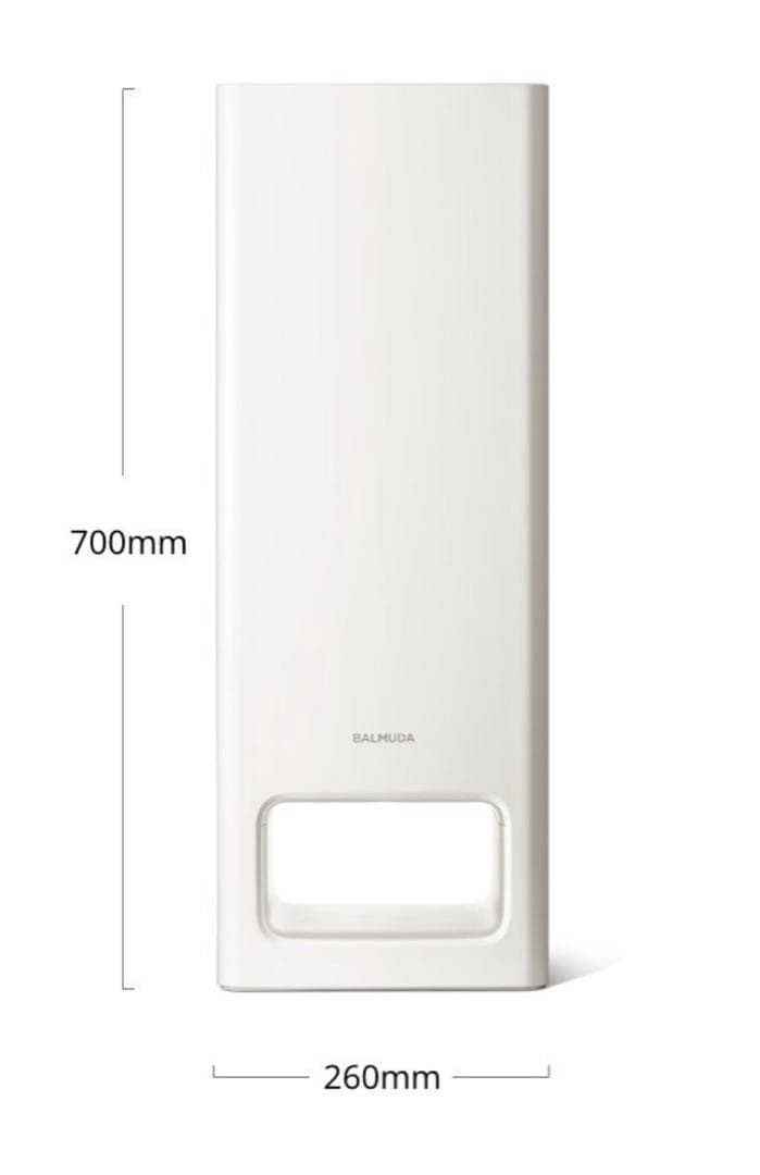 【BALMUDA】美品 空気清浄機 The Pure 新品フィルターに交換済み
