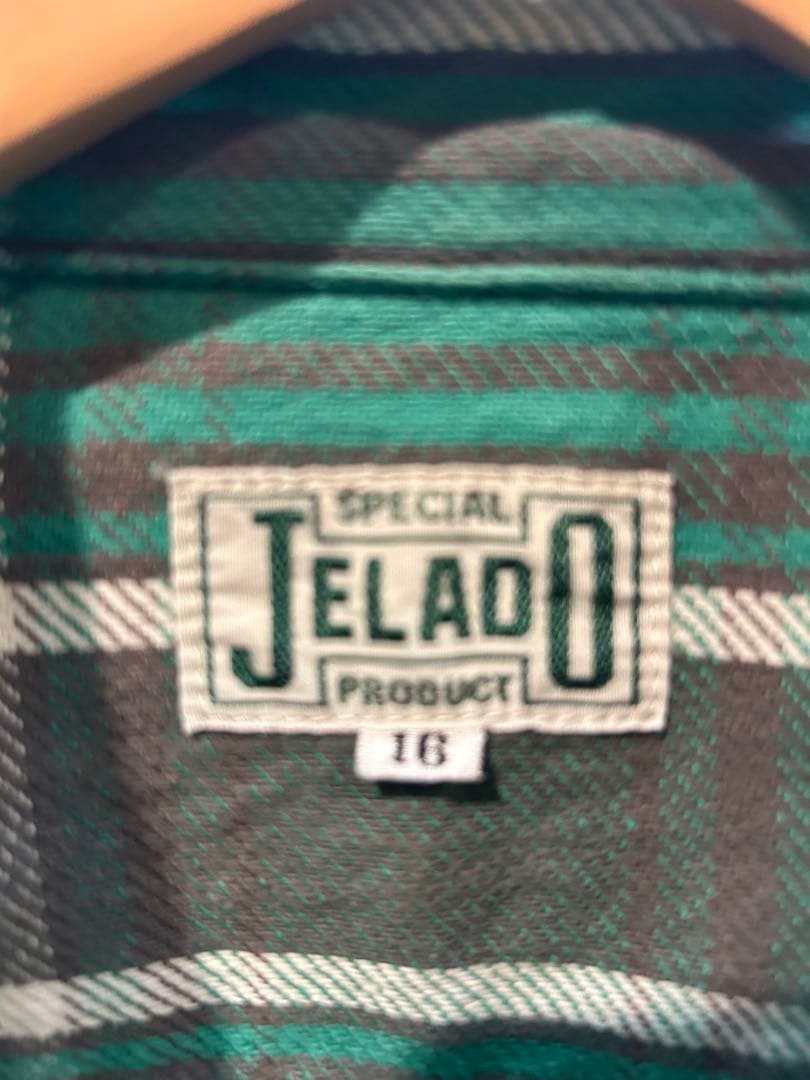 JELADO チェック柄ネルシャツ サイズ16