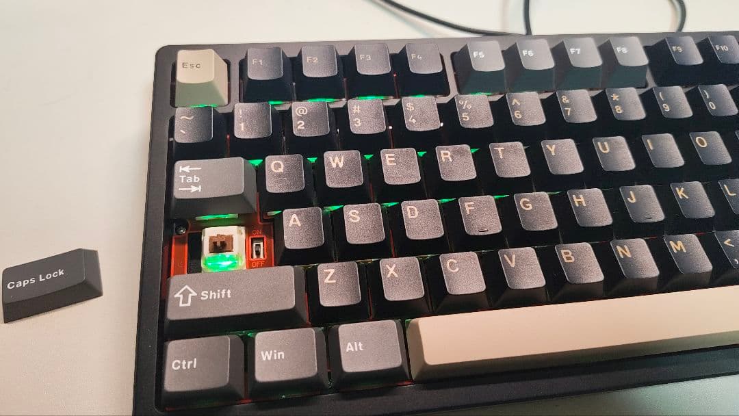 【清掃済】WOBKEY Rainy 75Pro ブラック RGB