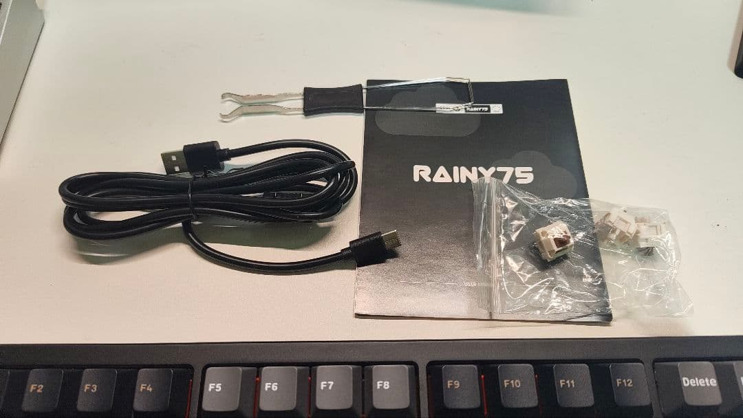 【清掃済】WOBKEY Rainy 75Pro ブラック RGB