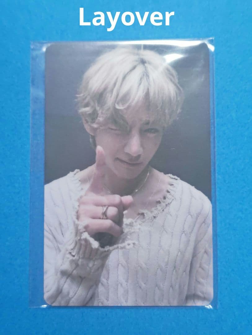 BTS V 'Layover'weverse global限定特典 PVCトレカ