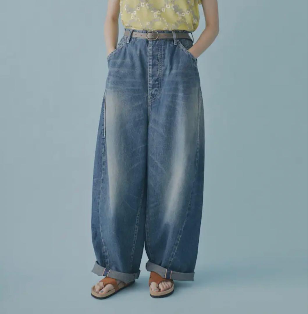 な*様 ミナペルホネン　every day バルーンワイドデニム 2024 s/