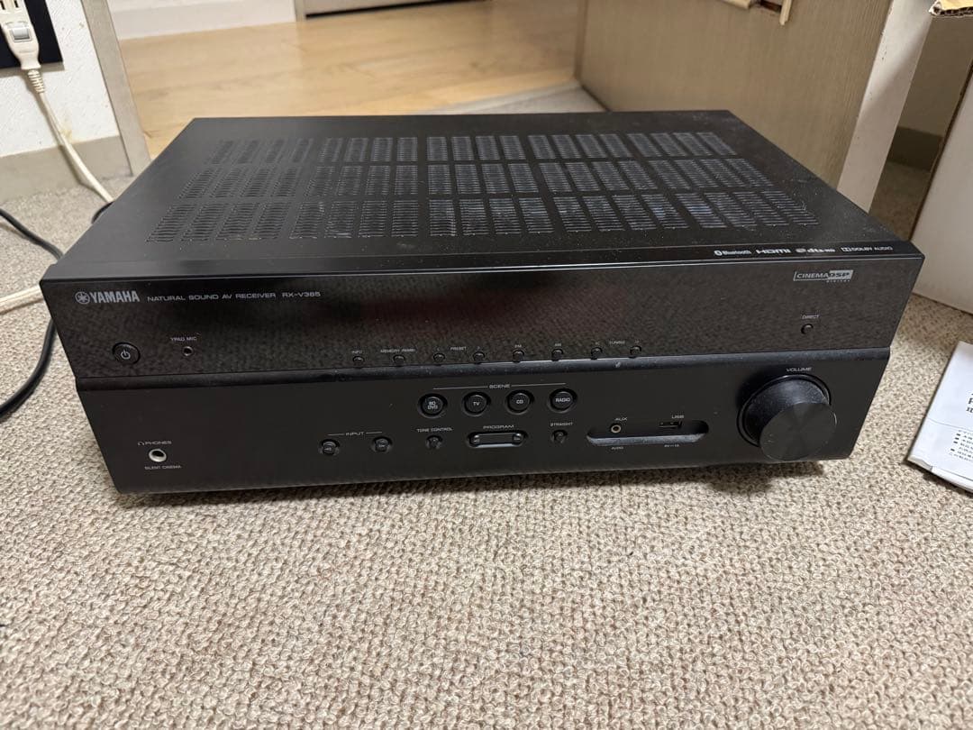 ほぼ新品　Yamaha AVアンプ ブラック